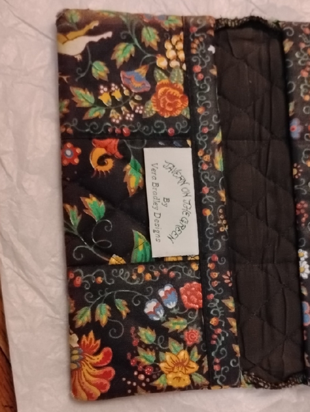 Vera Bradley Designs Checkbook Cover. Tavern On The Green Pattern. - Picture 5 of 9